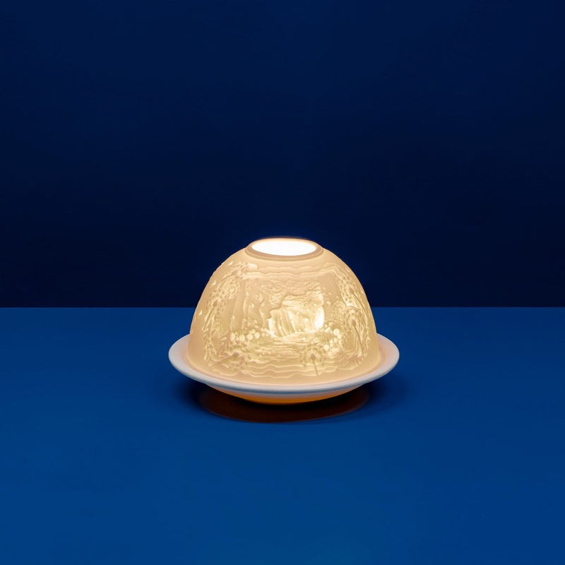 Cromen Borslen Coedwig Hud | Enchanted Forest Porcelain Dome