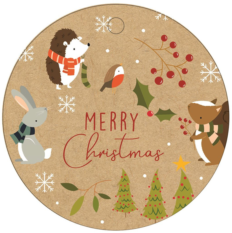 Tagiau Anrheg | Pack of 6 Gift Tags - Christmas in the Woods