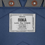 Bag Roka | ROKA Bantry B Medium Sustainable - Burnt Blue (Canvas)