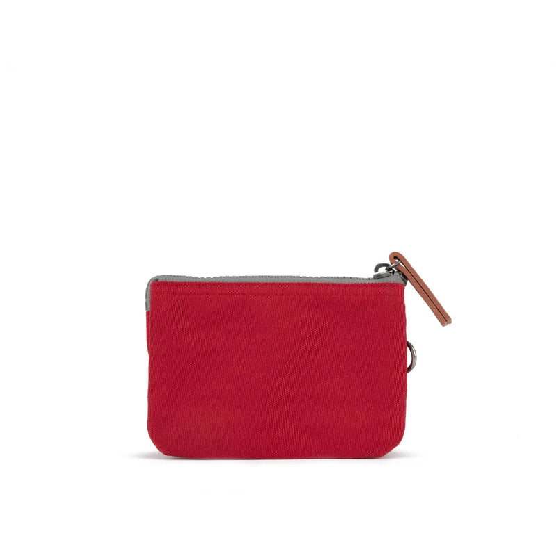 Pwrs Roka | ROKA Carnaby Small Sustainable Wallet - Mars Red (Canvas)