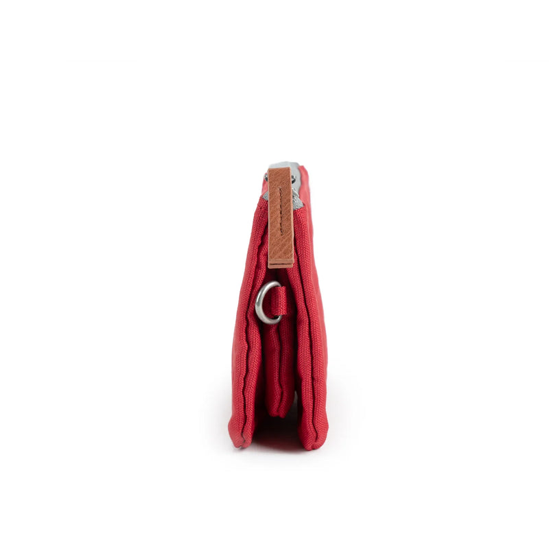 Pwrs Roka | ROKA Carnaby Small Sustainable Wallet - Mars Red (Canvas)
