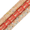 Papur Lapio Glick - Gonk y Nadolig | Glick Wrapping Paper - Christmas Gonks