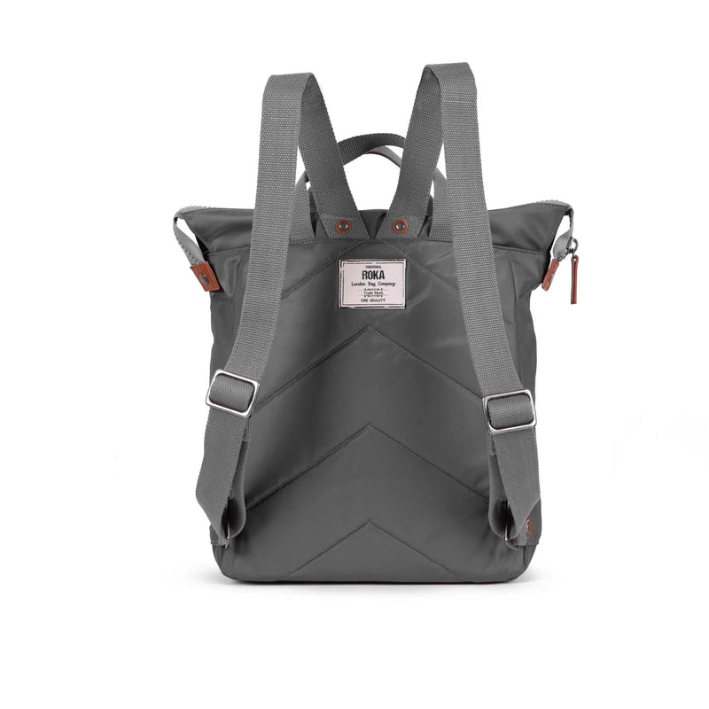 Bag Roka | ROKA Bantry B Small Sustainable - Graphite (Nylon)