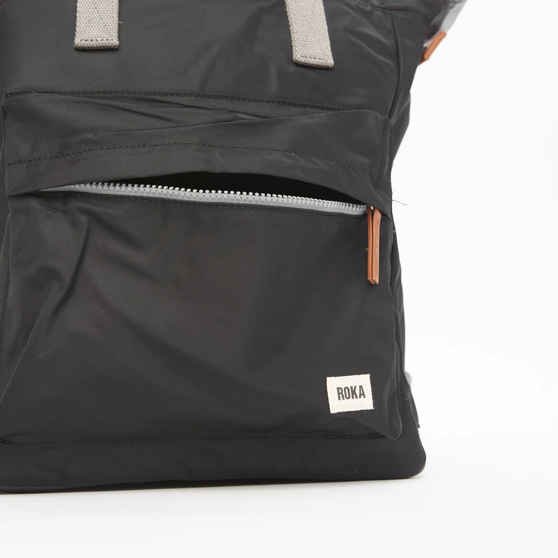 Bag Roka | ROKA Bantry B Medium Sustainable - Black (Nylon)