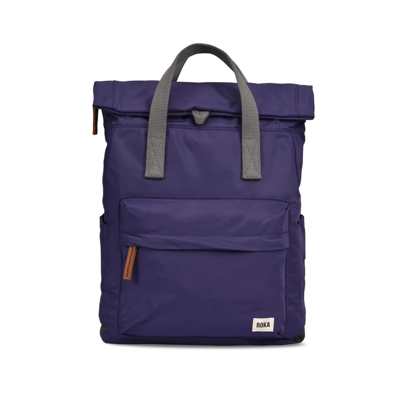 Bag Roka | ROKA Canfield B Medium Sustainable - Mulberry (Nylon)