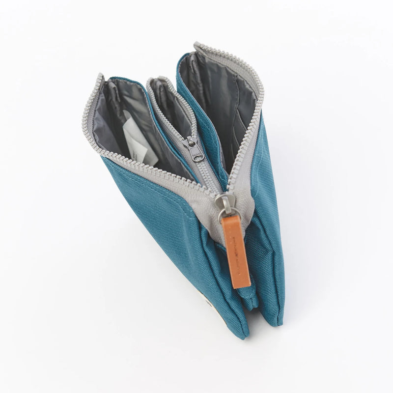 Pwrs Roka | ROKA Carnaby Small Sustainable Wallet - Marine (Canvas)