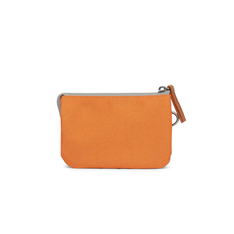 Pwrs Roka | ROKA Carnaby Small Sustainable Wallet - Atomic Orange (Canvas)