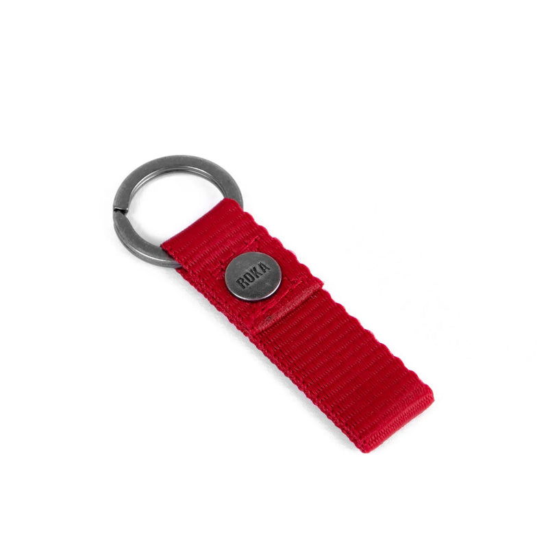 Cylch Goriad Roka | ROKA Portland Keyring - Cranberry