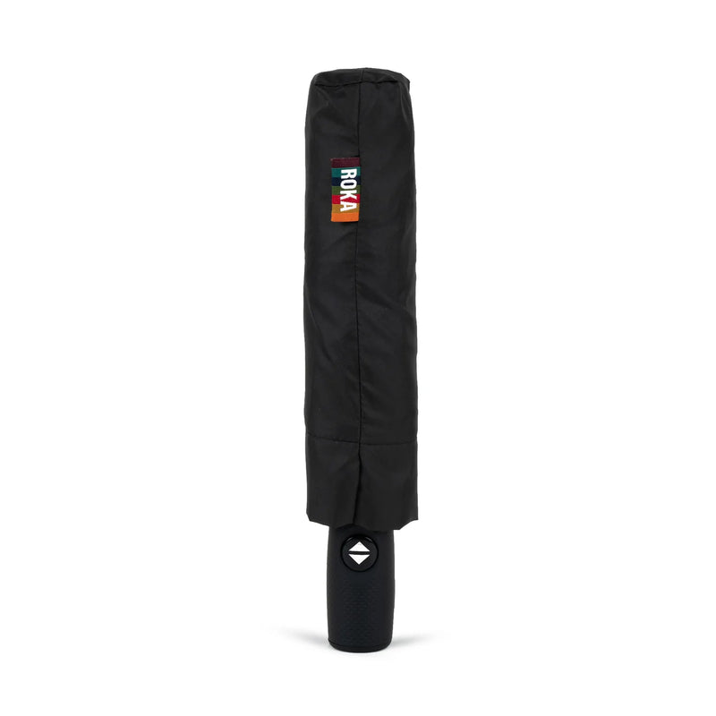 Ymbarél Enfys Roka | ROKA Waterloo Umbrella - Rainbow (Sustainable Nylon)