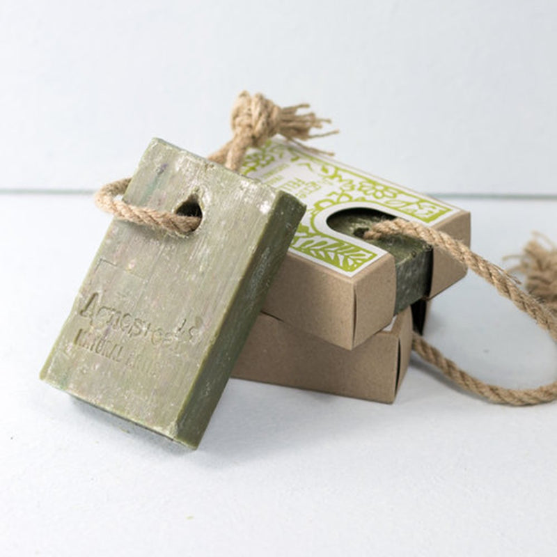 Sebon ar Gortyn | Agnes & Cat Soap on a Rope – Rhubarb Rhubarb
