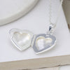 Cadwen Arian | Silver Necklace - Heart Locket