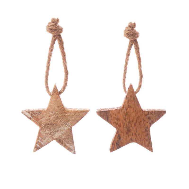 Addurn Seren Bren | Hanging Wooden Star