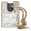 Sebon ar Gortyn | Agnes & Cat Soap on a Rope - Sea Salt and Moss