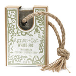 Sebon ar Gortyn | Agnes & Cat Soap on a Rope - White Fig