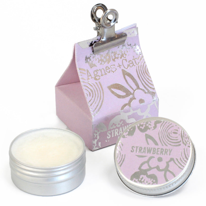 Balm Gwefus Mefus | Agnes & Cat Strawberry Lip Balm