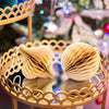 Addurn Nadolig Papur | Christmas Honeycomb Paper Bauble - Kraft Paper