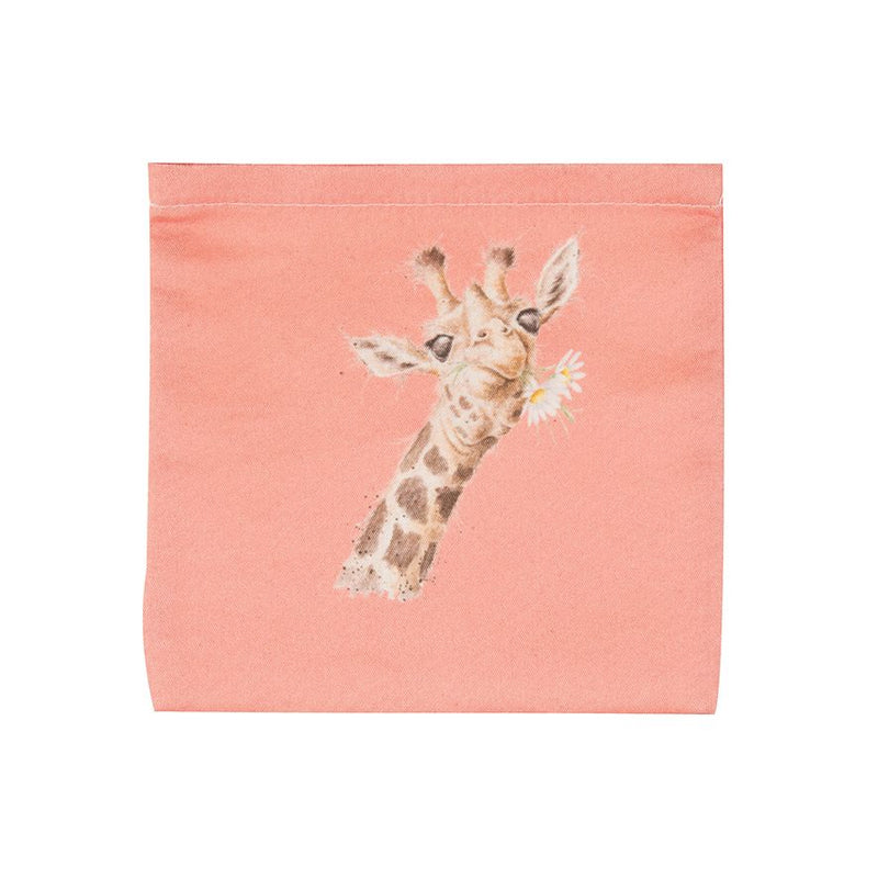 Bag Siopa Jiraff | Wrendale Foldable Shopping Bag - Giraffe