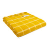 Carthen Wlân Cymreig - Siec Melyn | Welsh Wool Blanket - Yellow Check