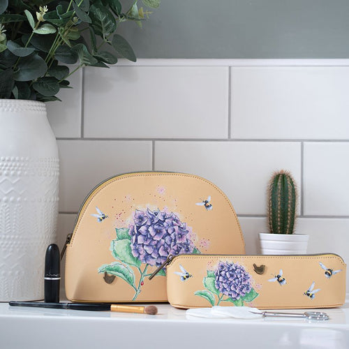 Câs Brwsh/Pensiliau Gwenyn | Wrendale Brush/Pencil Case - Bees