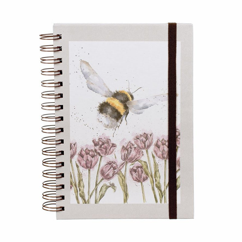 Llyfr Nodiadau A5 - Gwenyn | Wrendale A5 Notebook - Bee