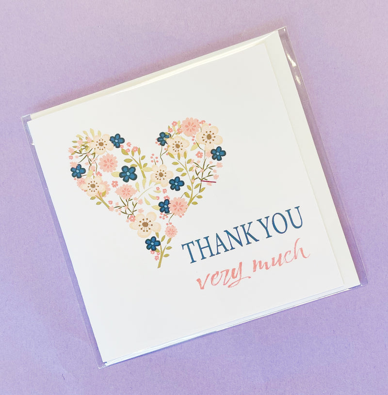 Cerdyn Diolch Begw | Begw Thank You Card