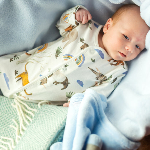 Blanced Pram Tweedmill - Gwyrddlas | Tweedmill Pram Blanket - Ocean