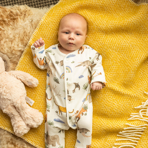 Blanced Pram Tweedmill - Melyn | Tweedmill Pram Blanket - Yellow