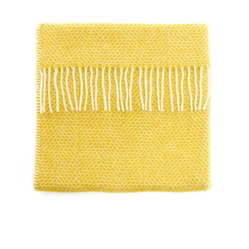 Blanced Pram Tweedmill - Melyn | Tweedmill Pram Blanket - Yellow