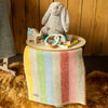 Blanced Pram Tweedmill - Enfys | Tweedmill Pram Blanket - Rainbow